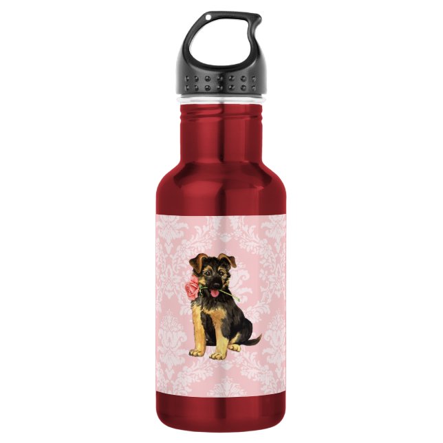 Valentine Rose GSD 532 Ml Water Bottle (Front)
