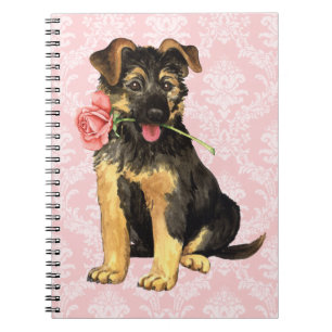 Valentine Rose GSD Notebook