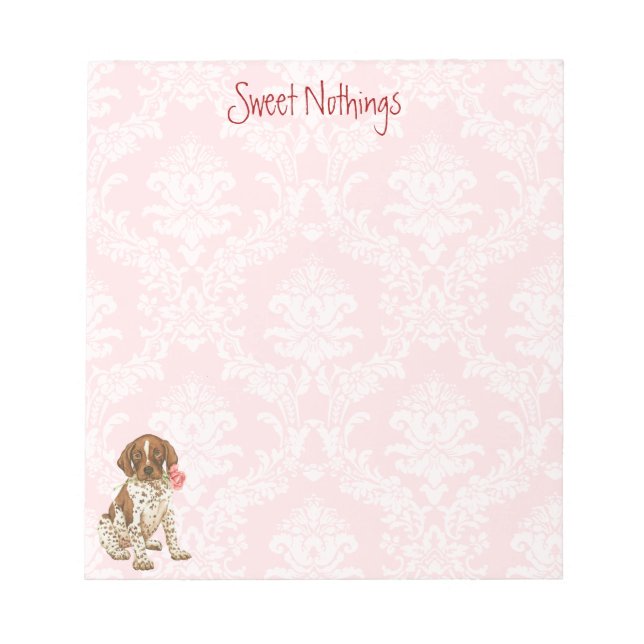 Valentine Rose GSP Notepad (Front)