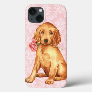 Valentine Rose Irish Setter iPhone 13 Case