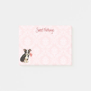 Valentine Rose Long Coat Chihuahua Post-it Notes