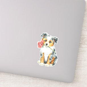 Valentine Rose Miniature American Shepherd Vinyl