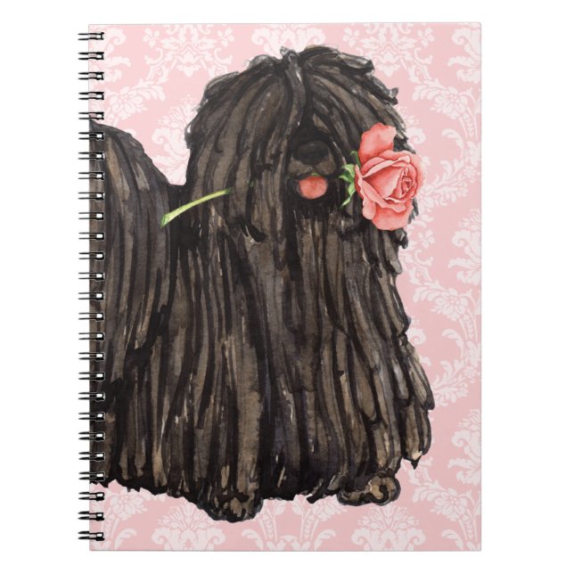 Valentine Rose Puli Notebook (Front)