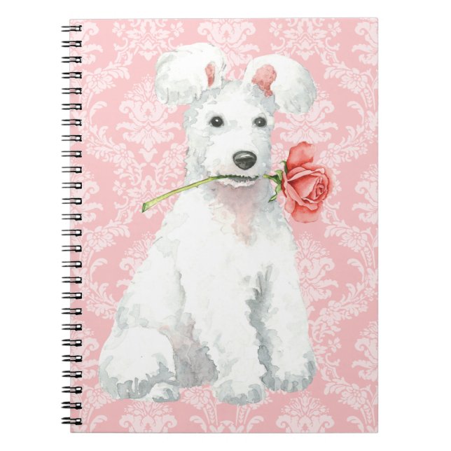 Valentine Rose Pumi Notebook (Front)