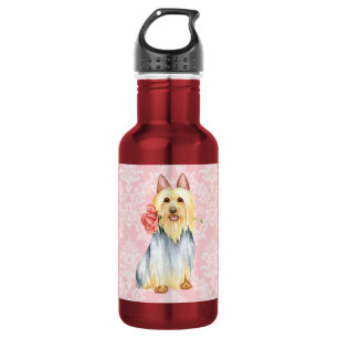 Valentine Rose Silk Terrier 532 Ml Water Bottle