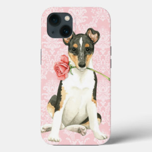 Valentine Rose Smooth Collie iPhone 13 Case