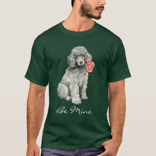 Valentine Rose Standard Poodle T-Shirt