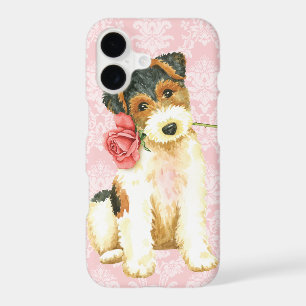 Valentine Rose Wire Fox Terrier