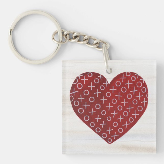Valentine rustique | étreint et embrasse le coeur (Devant)