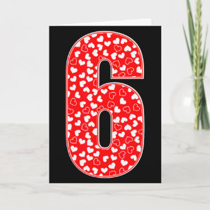 Valentine’s Day 67 Filled With Heart Funny Six Sev Card