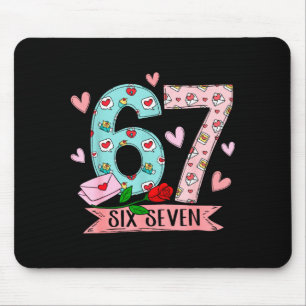 Valentine’s Day 67 Meme Filled With Hearts Funny S Mouse Pad