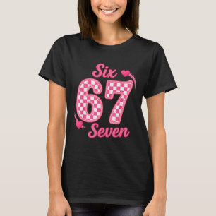 Valentine’s Day 67 Meme Filled With Hearts Funny S T-Shirt
