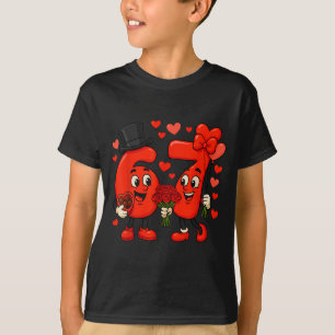 Valentine’s Day 67 Meme Filled With Hearts Funny S T-Shirt