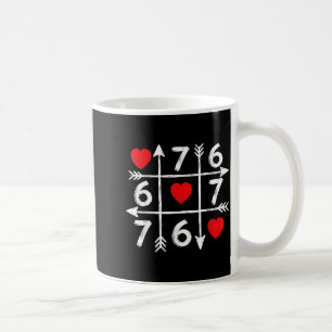 Valentine’s Day 67 Six Seven Meme Love Heart Coupl Coffee Mug
