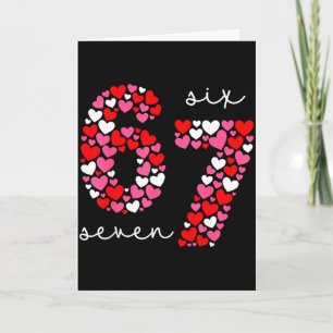 Valentine’s Day 6-7 Meme Six Seven 6 7 Valentine H Card