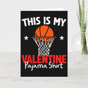 Valentine’s Day Basketball Boys This Is My Valenti Card