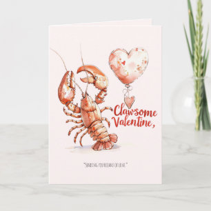 Valentine’s Day Clawsome Valentine Holiday Card