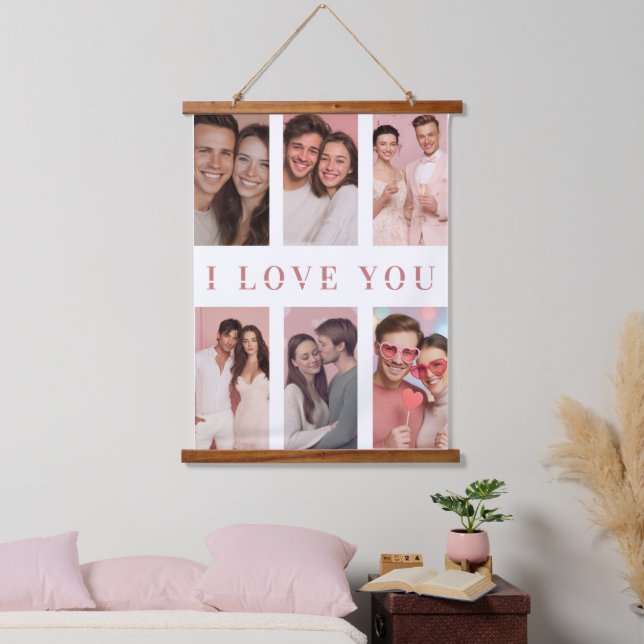 Valentine’s Day Custom Photos Tapestry Wall Decor (Bedroom)
