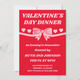 Valentine’s Day Dinner Event Invitation