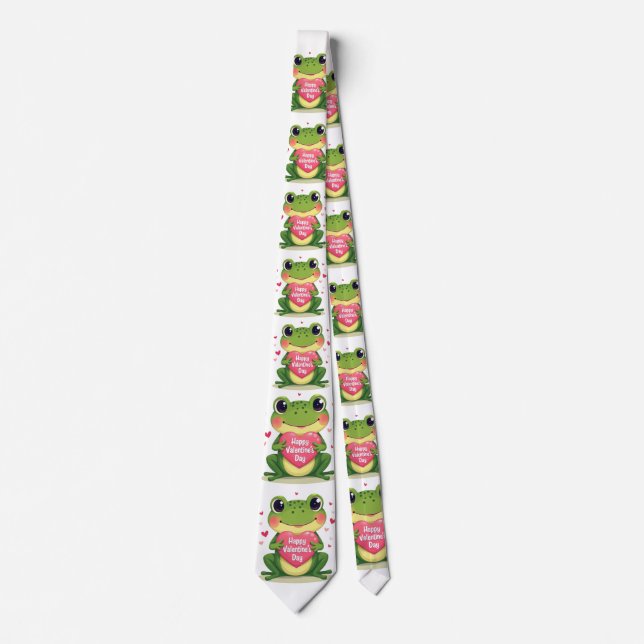 Valentine´s day frog tie (Front)