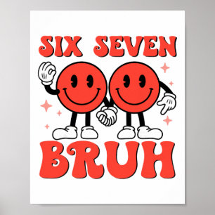 Valentine’s Day Funny 67 Meme Six Seven 6 7 Valent Poster