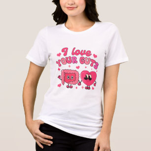 Valentine’s Day Gastro Endoscopy Nurse I Love Your Tri-Blend Shirt