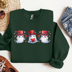 Valentine’s Day ghost shirt, boo Valentine's gift Sweatshirt