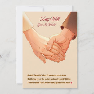 Valentine’s Day Gift For Him Holiday Card