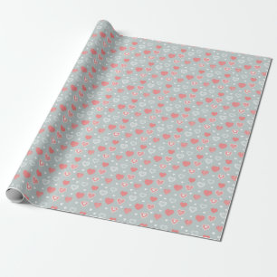 Valentine’s Day Gift Wrap – Heart Pattern Romantic
