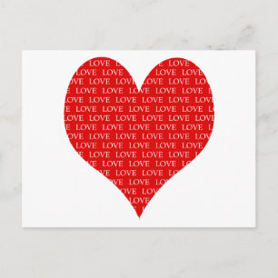 Valentine’s Day Heart Holiday Postcard