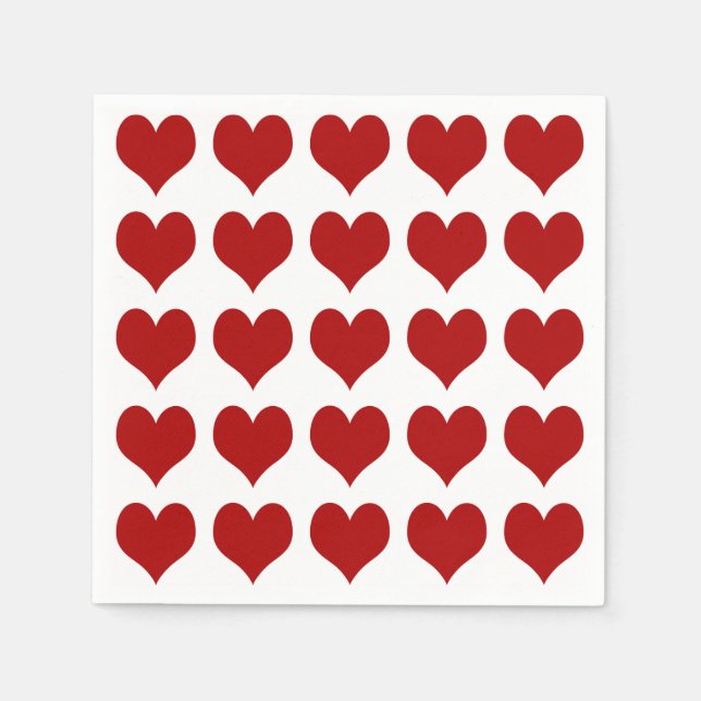Valentine’s Day Heart Napkin (Front)