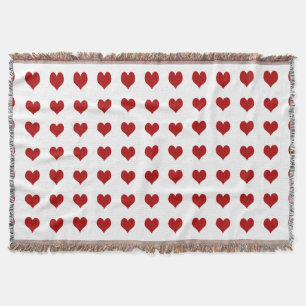 Valentine’s Day Heart Throw Blanket