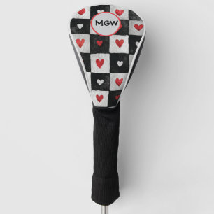 Valentine’s Day Monogram Golf Head Cover