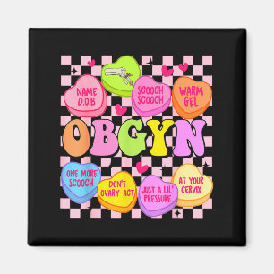 Valentine’s Day Obgyn Nurse Gynaecology Gynaecolog Magnet