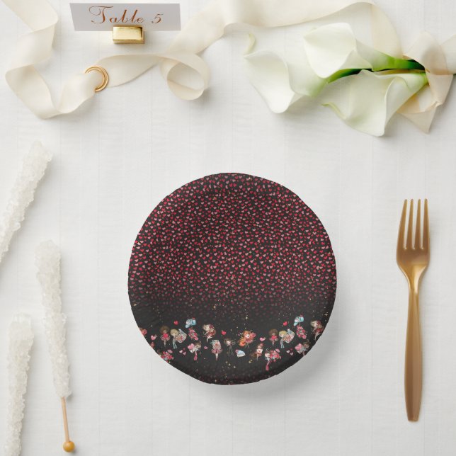 Valentine’s Day Paper Plate (Wedding)
