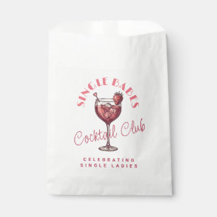 Valentine’s Day Pink Single Babes Cocktail Party  Favour Bag