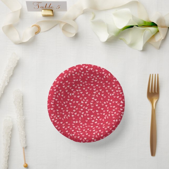 Valentine’s Day School Party Plates (Wedding)