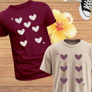 Valentine’s Day Six & Seven Meme Matching Couple  Tri-Blend Shirt