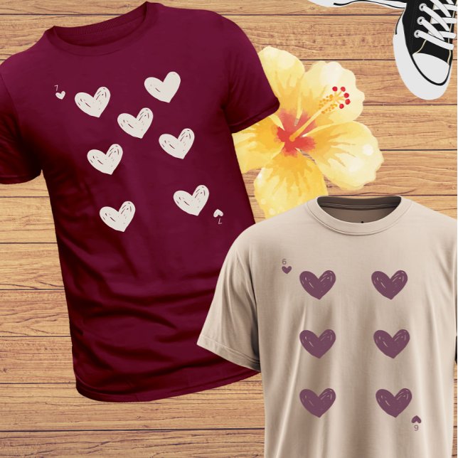 Valentine’s Day Six & Seven Meme Matching Couple  Tri-Blend Shirt (Creator Uploaded)