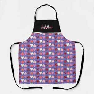 Valentine’s Day Theme Heart Pattern Apron