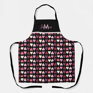 Valentine’s Day Theme Heart Pattern Apron