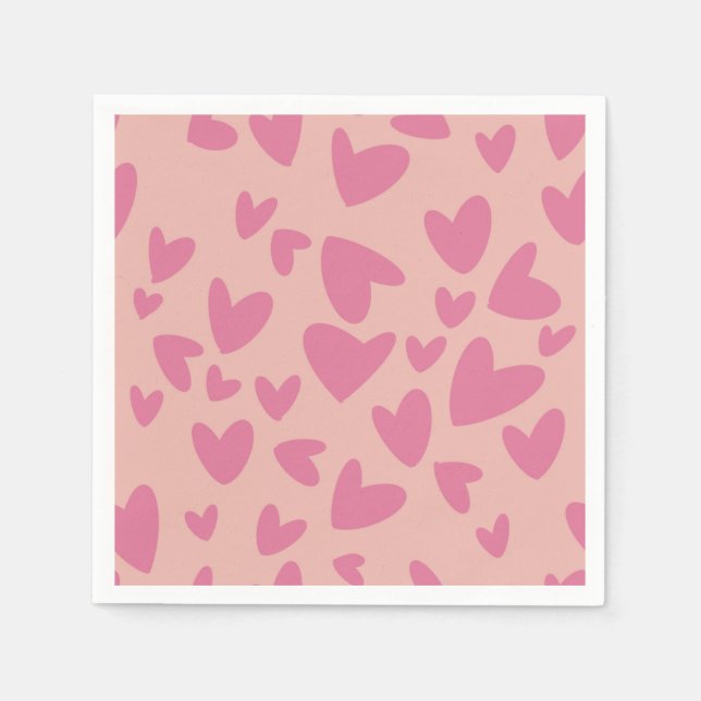 Valentine’s Day themed napkins (Front)