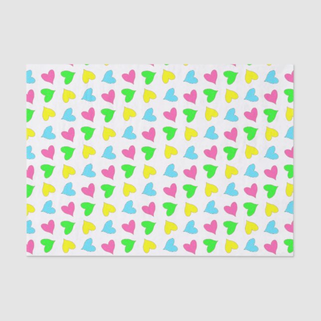 Valentine’s Hearts Tissue Paper (Front)
