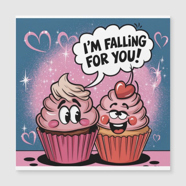 Valentine´s pink cupcake  (Front)