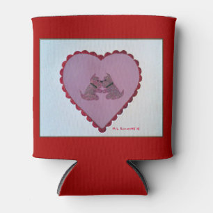 Valentine Scotties  Can Cooler