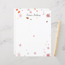 Valentine Shabby Chic Polka Dot Papier fixe