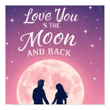 valentine shirt, love moon