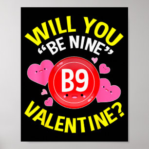 Valentine Shirts For Bingo Lovers Gifts Grandma Wo Poster