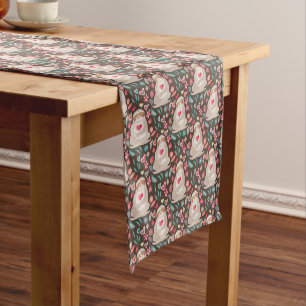 Valentine Sloth Pattern Short Table Runner