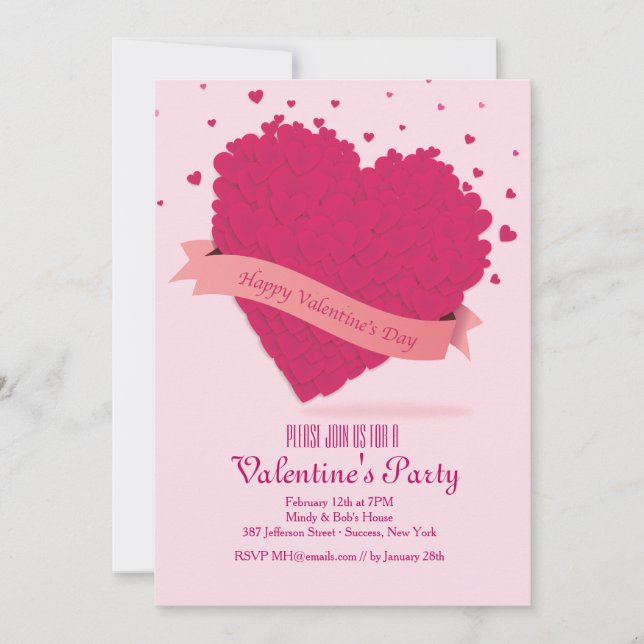 Valentine Sprinkles Invitation (Front)